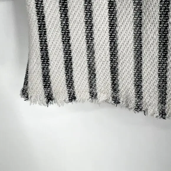 Anthropologie Dolan Coastal Stripes Cropped Pullover Top size Small - Picture 11 of 13